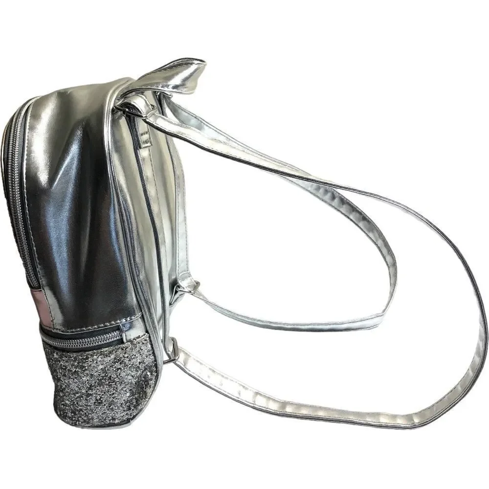 Justice Multicolored Sparkle Backpack Initial S - Picture 3 of 9